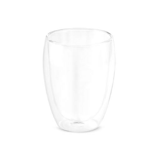 MACHIATO DUO - Set di 2 tazze in vetro borosilicato