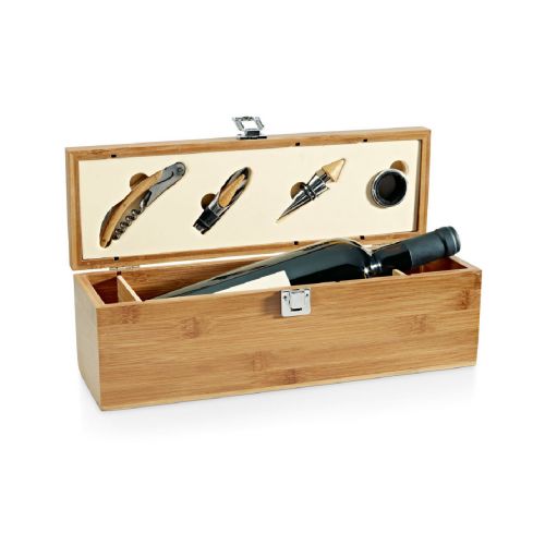 SYRAH - Set da vino in bambù, ABS e acciaio inox
