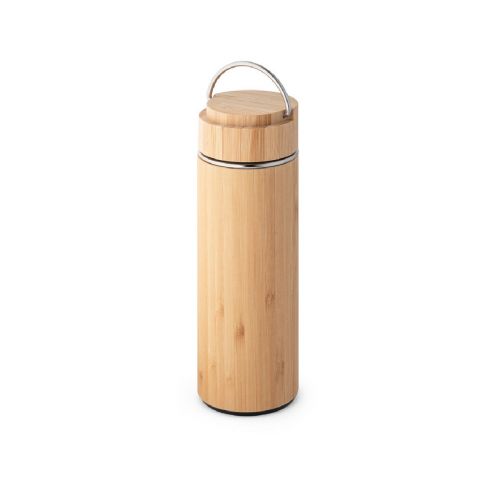 SOW - Borraccia termica in bambù e acciaio inox 440 mL