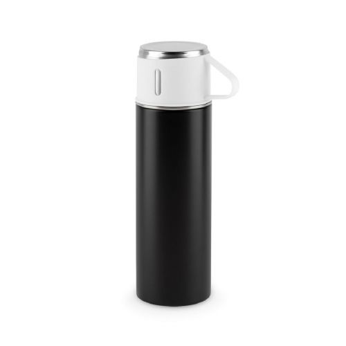 COMANECI - Borraccia in acciaio inox con doppia parete (90% riciclato) con finitura opaca 490 mL