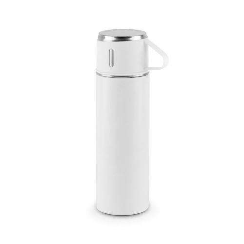 COMANECI - Borraccia in acciaio inox con doppia parete (90% riciclato) con finitura opaca 490 mL