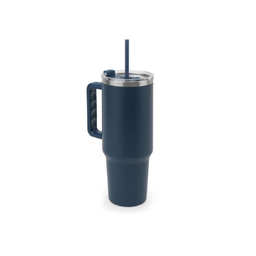 JOYNER XL - Tazza da viaggio grande in acciaio inossidabile (riciclata al 91%) con doppia parete isolata sottovuoto e finitura opaca da 1300 ml