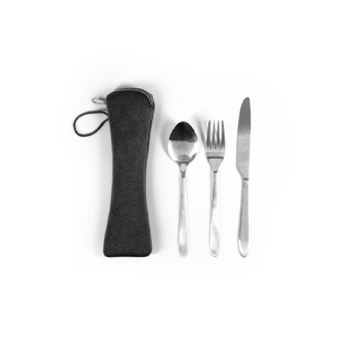 WILEY - Set di posate in acciaio inossidabile composto da 3 pezzi