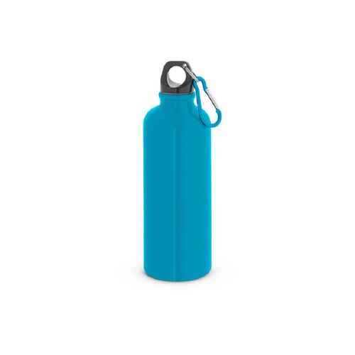 KELCE - Borraccia in acciaio inossidabile con parete singola e moschettone 550 ml