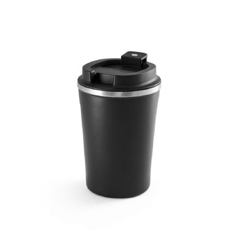 PHELPS CERAMIC - Bicchiere da viaggio in acciaio inossidabile con interno in ceramica 470 ml
