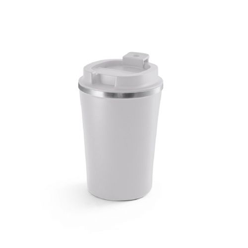 PHELPS CERAMIC - Bicchiere da viaggio in acciaio inossidabile con interno in ceramica 470 ml
