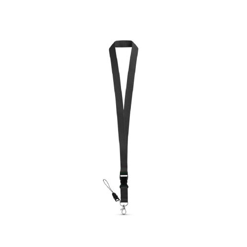 ANQUETIL - Lanyard in poliestere con moschettone in metallo