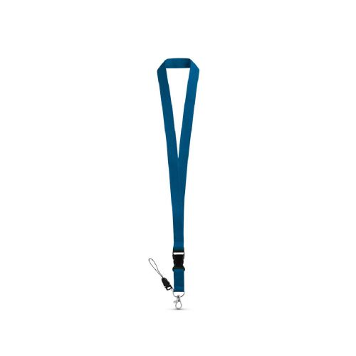 ANQUETIL - Lanyard in poliestere con moschettone in metallo