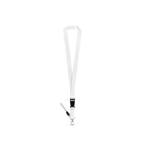ANQUETIL - Lanyard in poliestere con moschettone in metallo