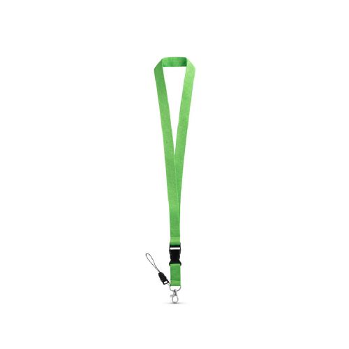 ANQUETIL - Lanyard in poliestere con moschettone in metallo