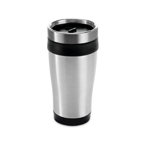 BATUM - Bicchiere da viaggio in acciaio inox e PP 420 mL
