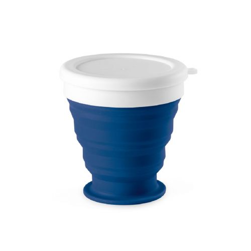 ASTRADA - Bicchiere da viaggio pieghevole in silicone e PP 250 mL