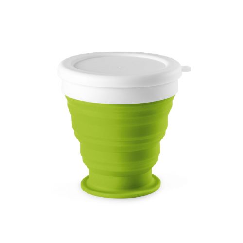 ASTRADA - Bicchiere da viaggio pieghevole in silicone e PP 250 mL