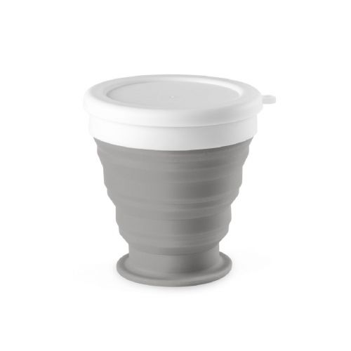 ASTRADA - Bicchiere da viaggio pieghevole in silicone e PP 250 mL