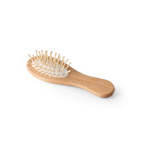 DERN - Spazzola per capelli in legno con denti in bambù