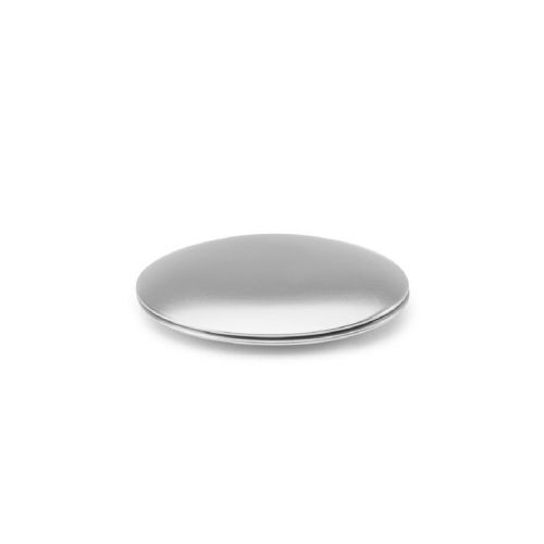 KAYLA - Specchio rotondo bifacciale in alluminiocon chiusura magnetica