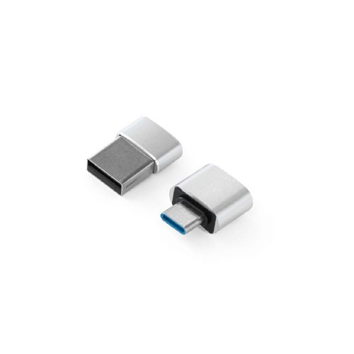 MINSKY - Set di 2 adattatori USB-A / USB-C in alluminio