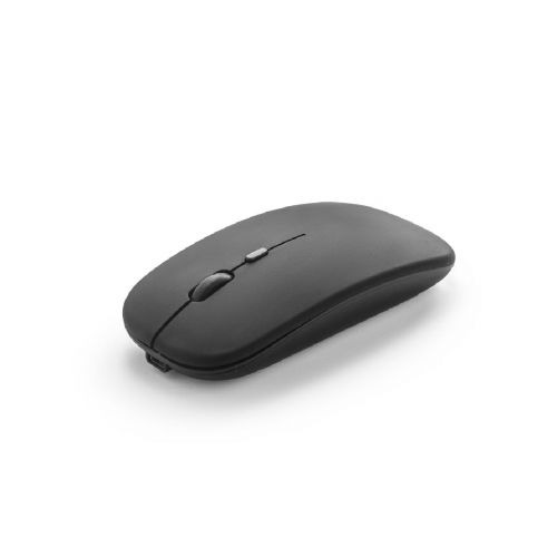 KHAN - Mouse wireless con batteria da 500 mAh in ABS riciclato (100% rABS)