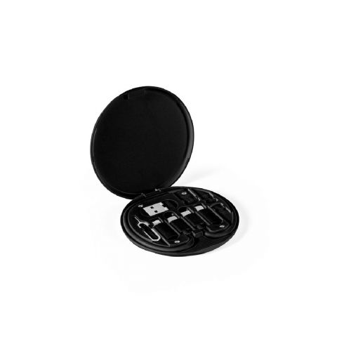 SYSTROM - Set adattatore e cavo di ricarica superveloce in ABS riciclato (100% rABS)