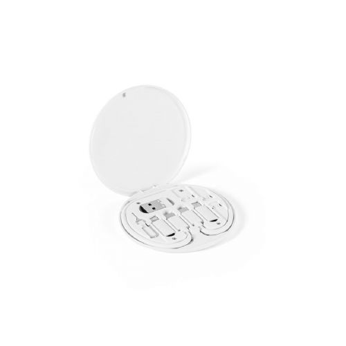 SYSTROM - Set adattatore e cavo di ricarica superveloce in ABS riciclato (100% rABS)
