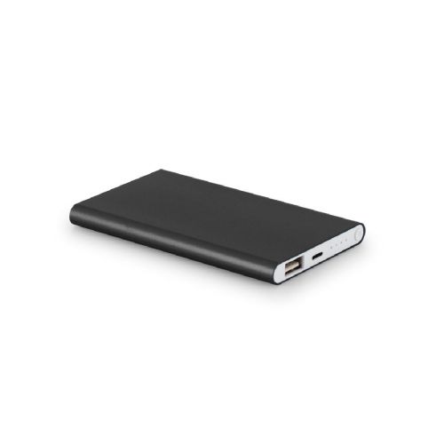 MARCET - Power bank slim da 4'000 mAh in ABS riciclato (70% rABS) e alluminio riciclato (30% rAL)