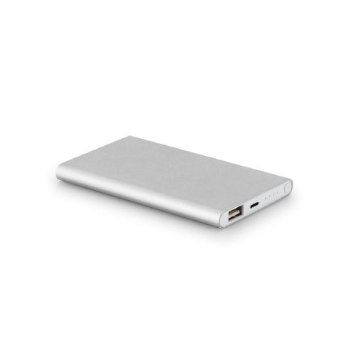 MARCET - Power bank slim da 4'000 mAh in ABS riciclato (70% rABS) e alluminio riciclato (30% rAL)