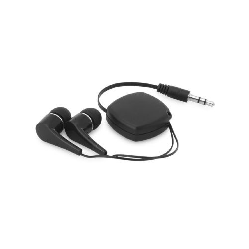PINEL - Auricolari retrattili con cavo in ABS da 0.75 m