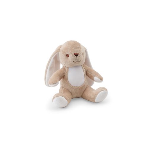 BUGS - Peluche in poliestere a forma di coniglio,con tessuto adatto alla personalizzazione