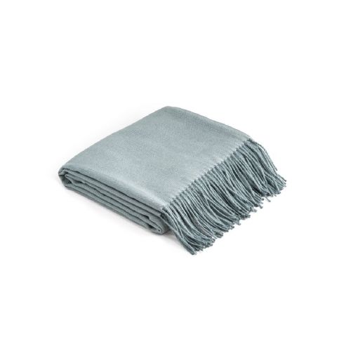 SMOOTH - Coperta 100% acrilico con nastro e cartoncino personalizzabile (270 g/m²)
