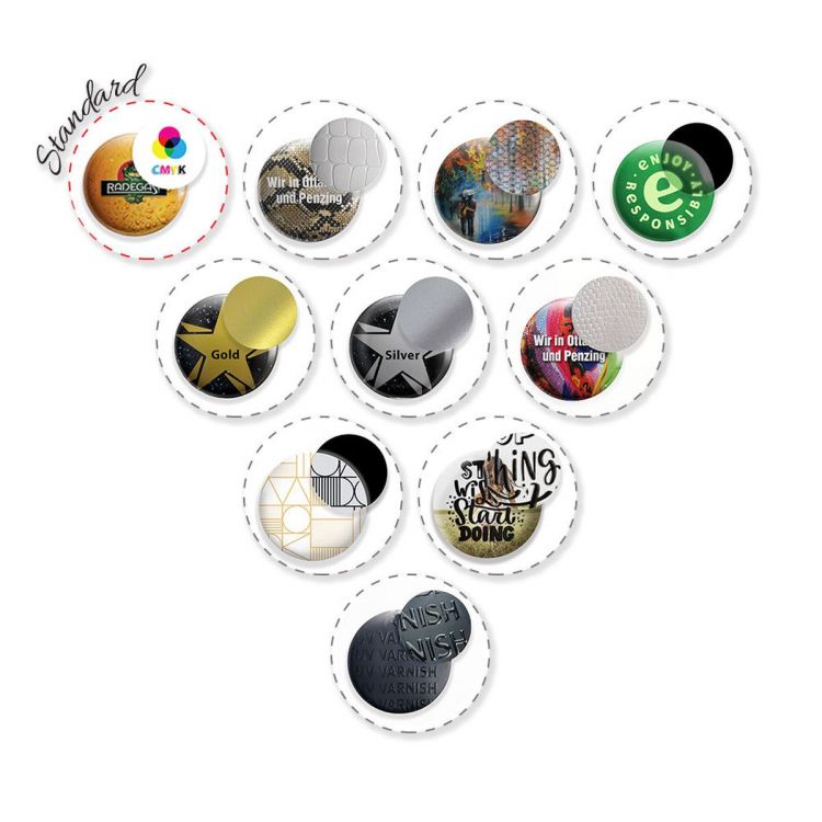 25 Magnetini Verdi 5x5cm - Scrivibili E Lavabili, Per Lavagna O Frigo