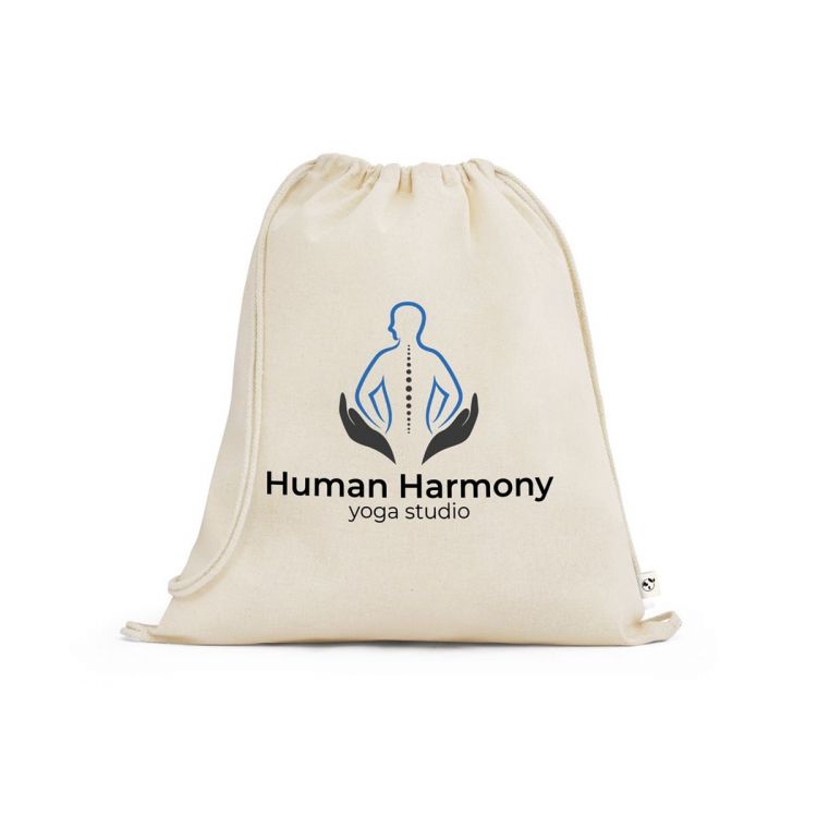 BELIZE Zaino a sacca 100% cotone biologico (140 g/m²)