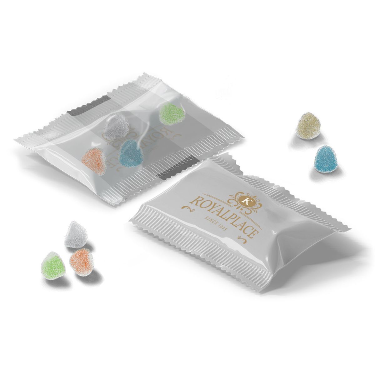GUMMIES BAG S - Busta mix caramelle gommose, 75 x 63 mm | CC55027A