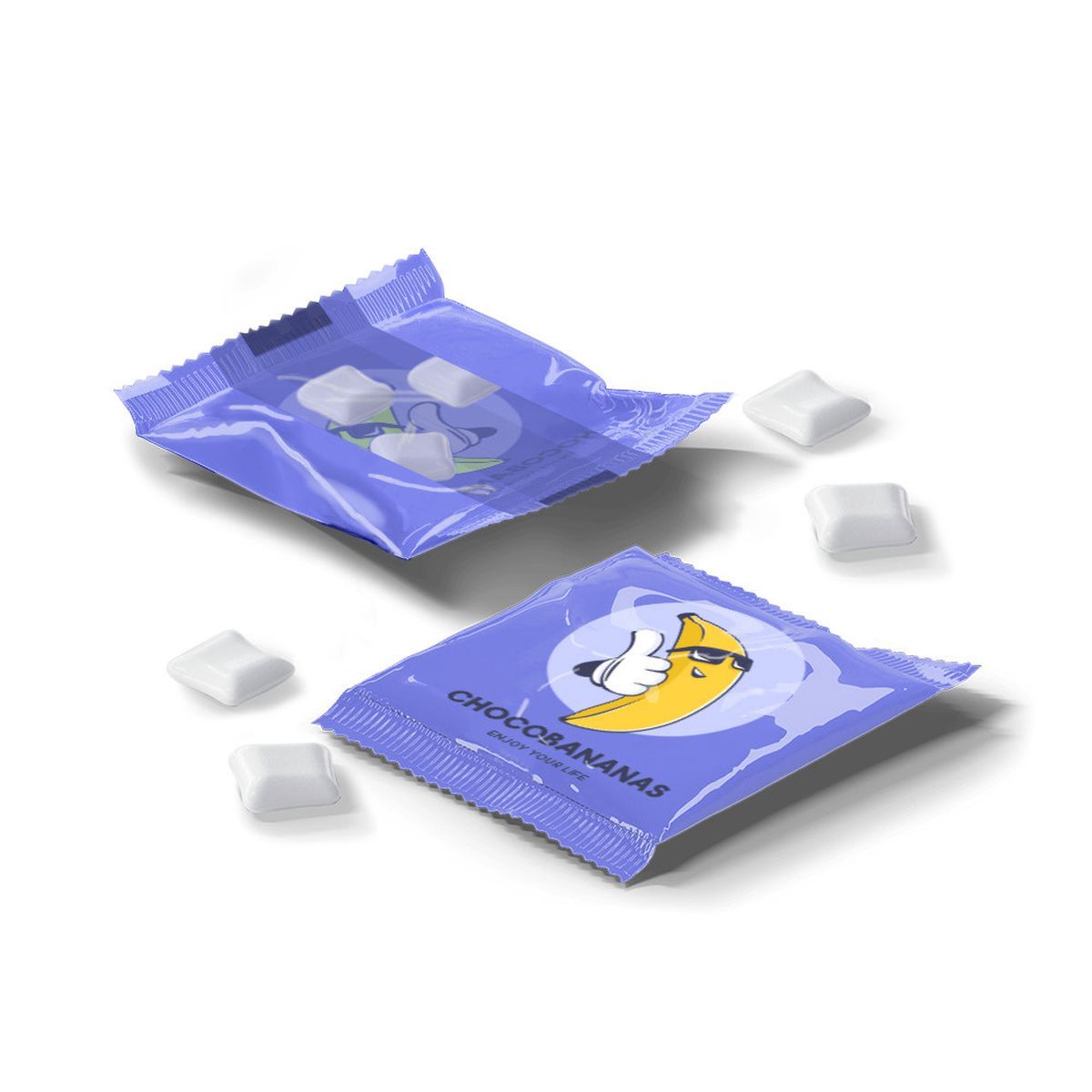 CHEWING GUMS BAG M - Busta mix chewing gums, 75 x 90 mm | CC55028B