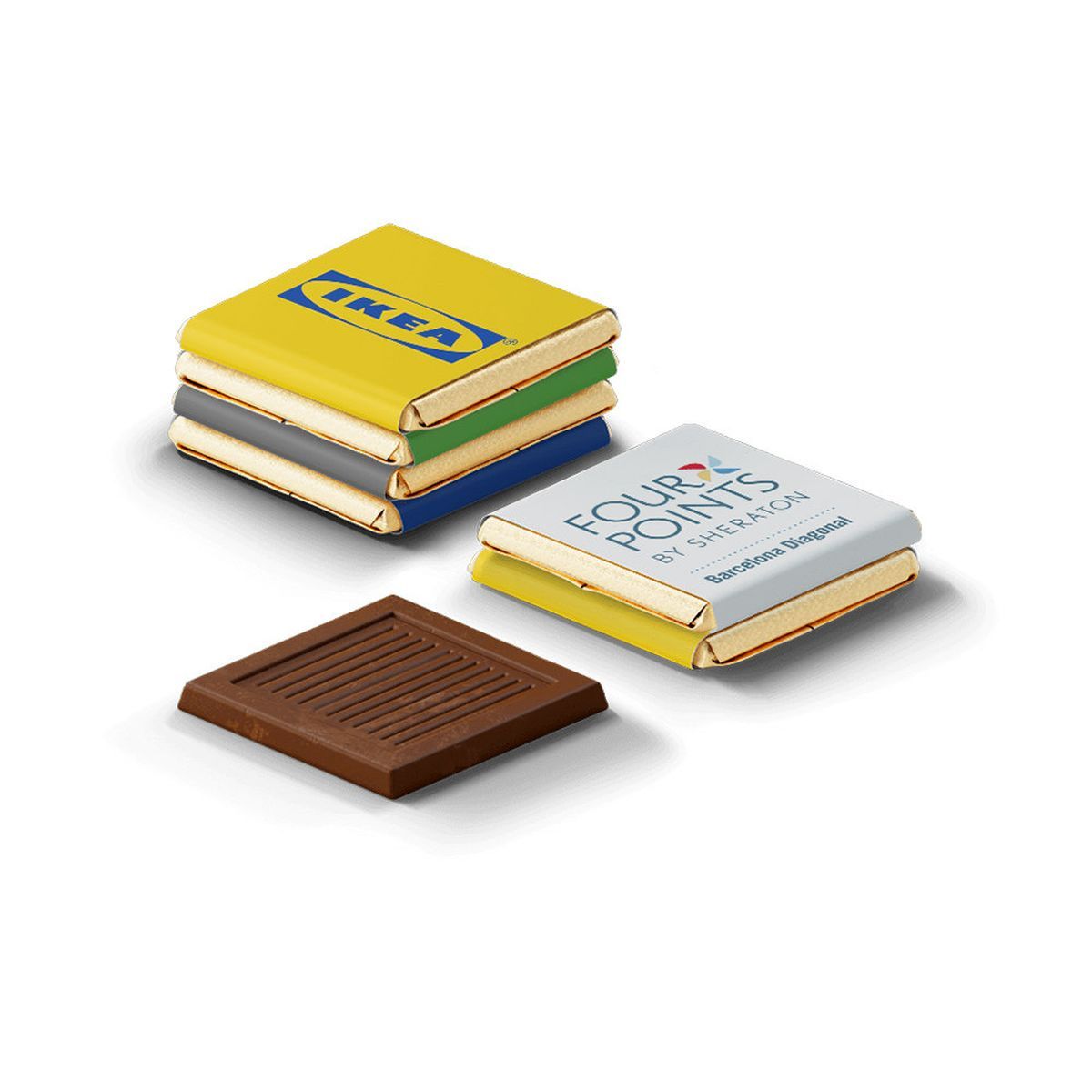 NEAPOLITAN MILK - Cioccolatini al latte, 30 x 30 mm | CC55033A