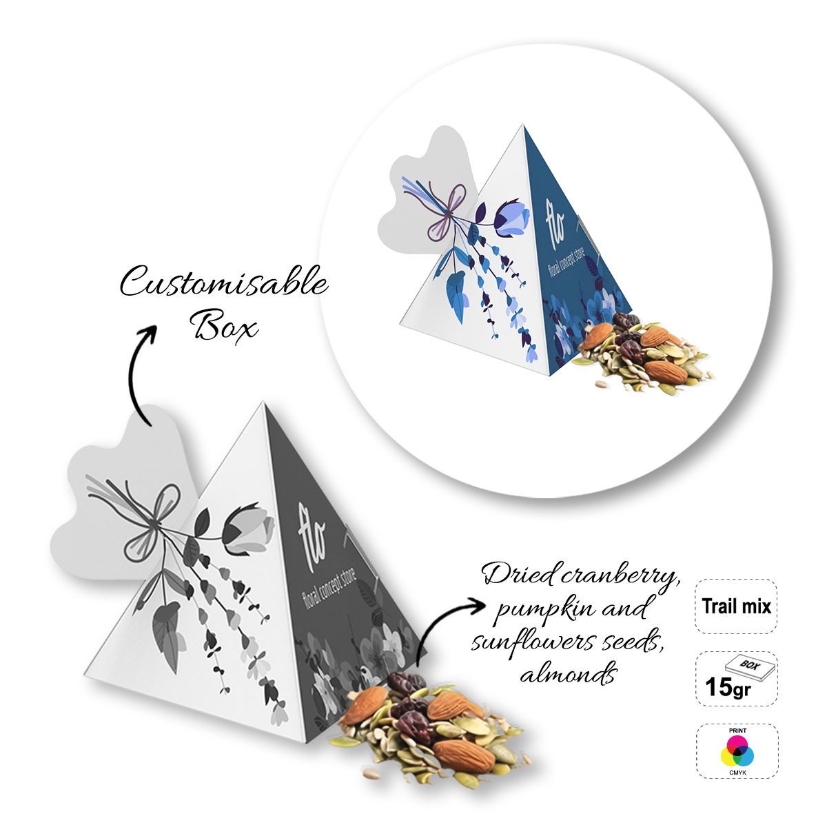 FIT TREAT - snack di frutta secca e semi, 90x90x110 mm | GL810802B