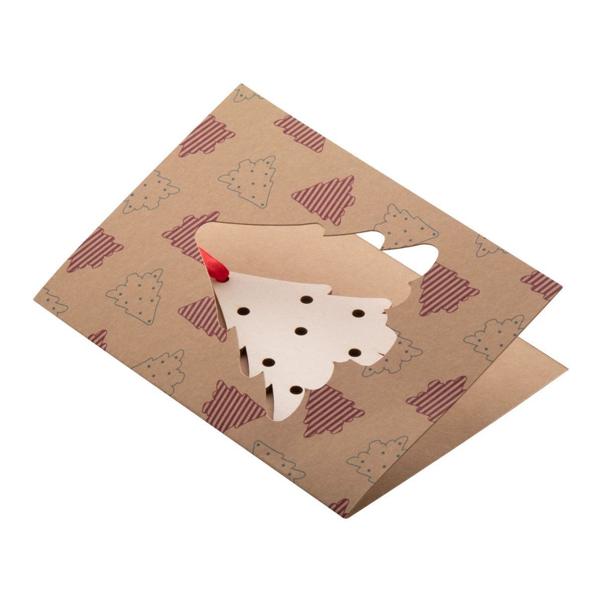 TREECARD ECO - Biglietto auguri natalizio, albero | HG718645C