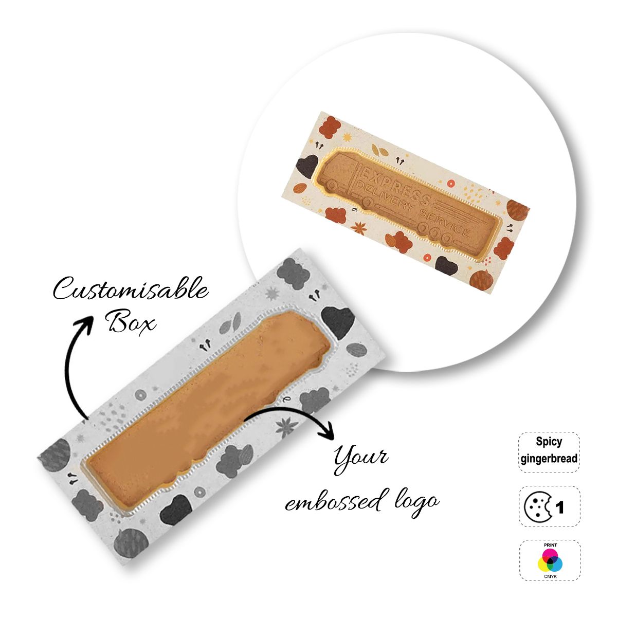 PROMO COOKIE - biscotto personalizzabile sulla superfice, 232x98x20 | GL810701D