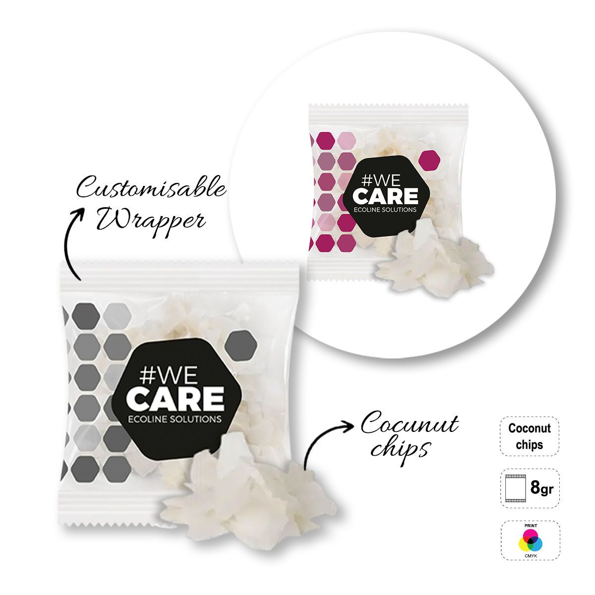 SWEET CHIPS - bustina di chips di frutta, 87x70 mm | GL810813A