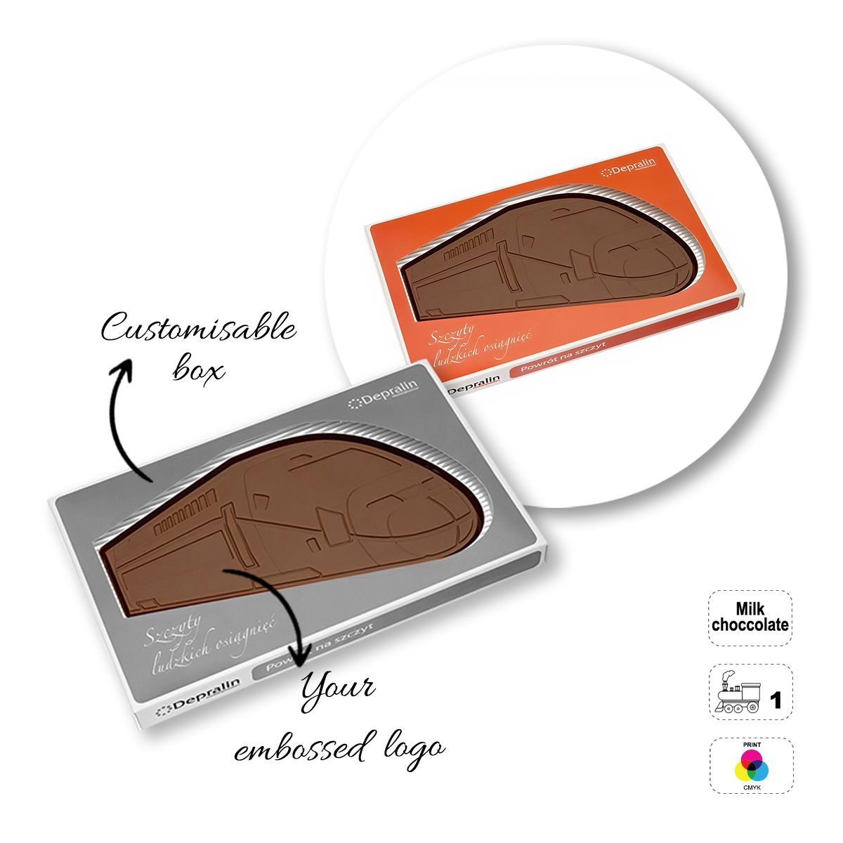 CHOCO4MAT A - barretta di cioccolato, diverse forme, 175x107x15 mm | GL811105C