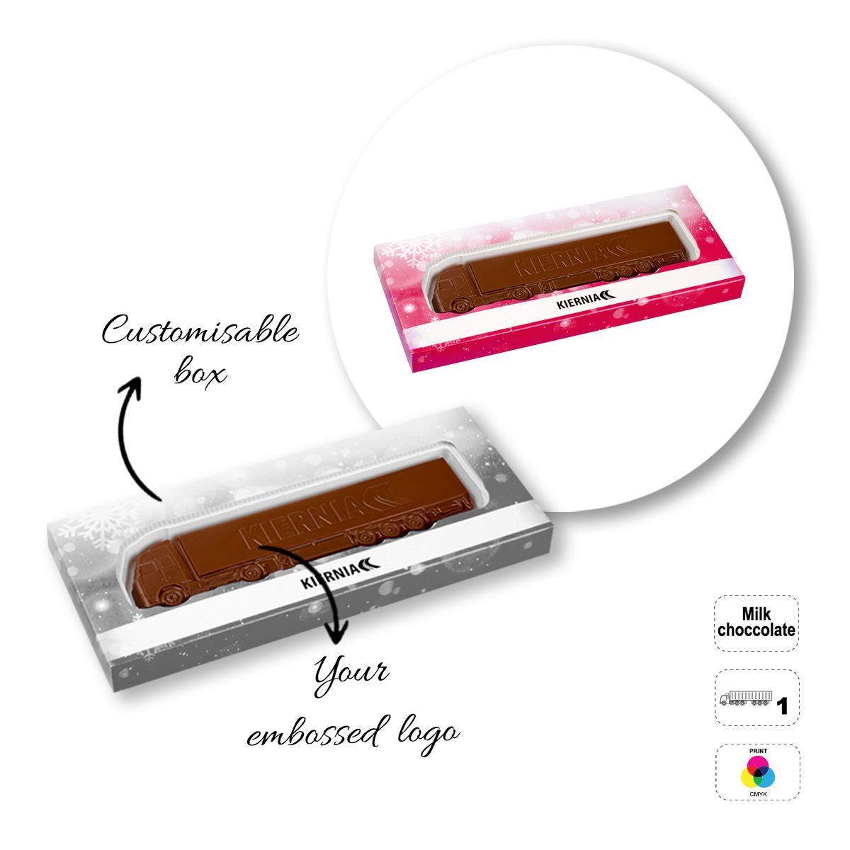 CHOCO4MAT A - barretta di cioccolato, diverse forme, 232x98x20 mm | GL811105E