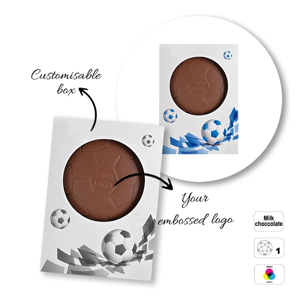 CHOCO4MAT D - barretta di cioccolato, diverse forme, 182x132x18 mm | GL811108D