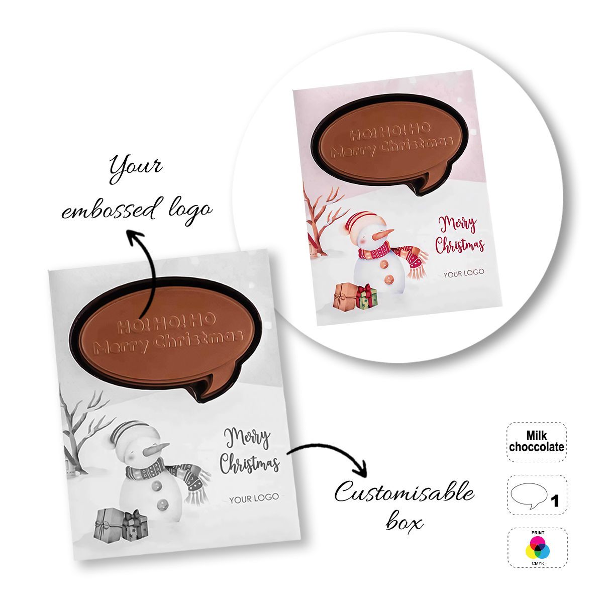 CHOCO4MAT E - barretta di cioccolato, diverse forme, 182x132x15 mm | GL811109C