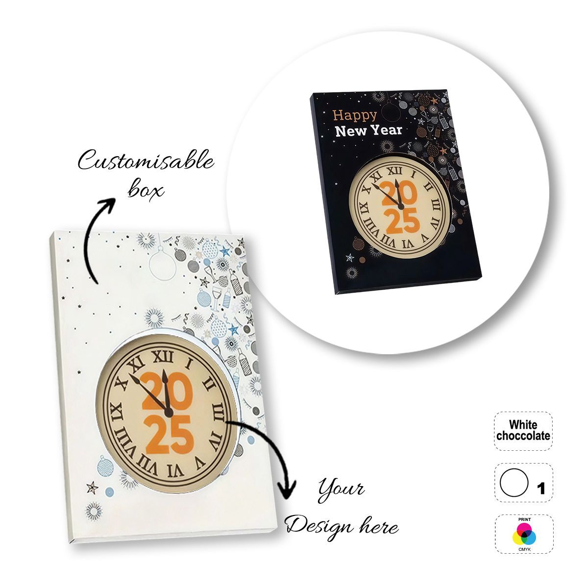 LOGO CHOCO4MAT B - barretta di cioccolato stampabile, diverse forme, 185x132x15 mm | GL811111A