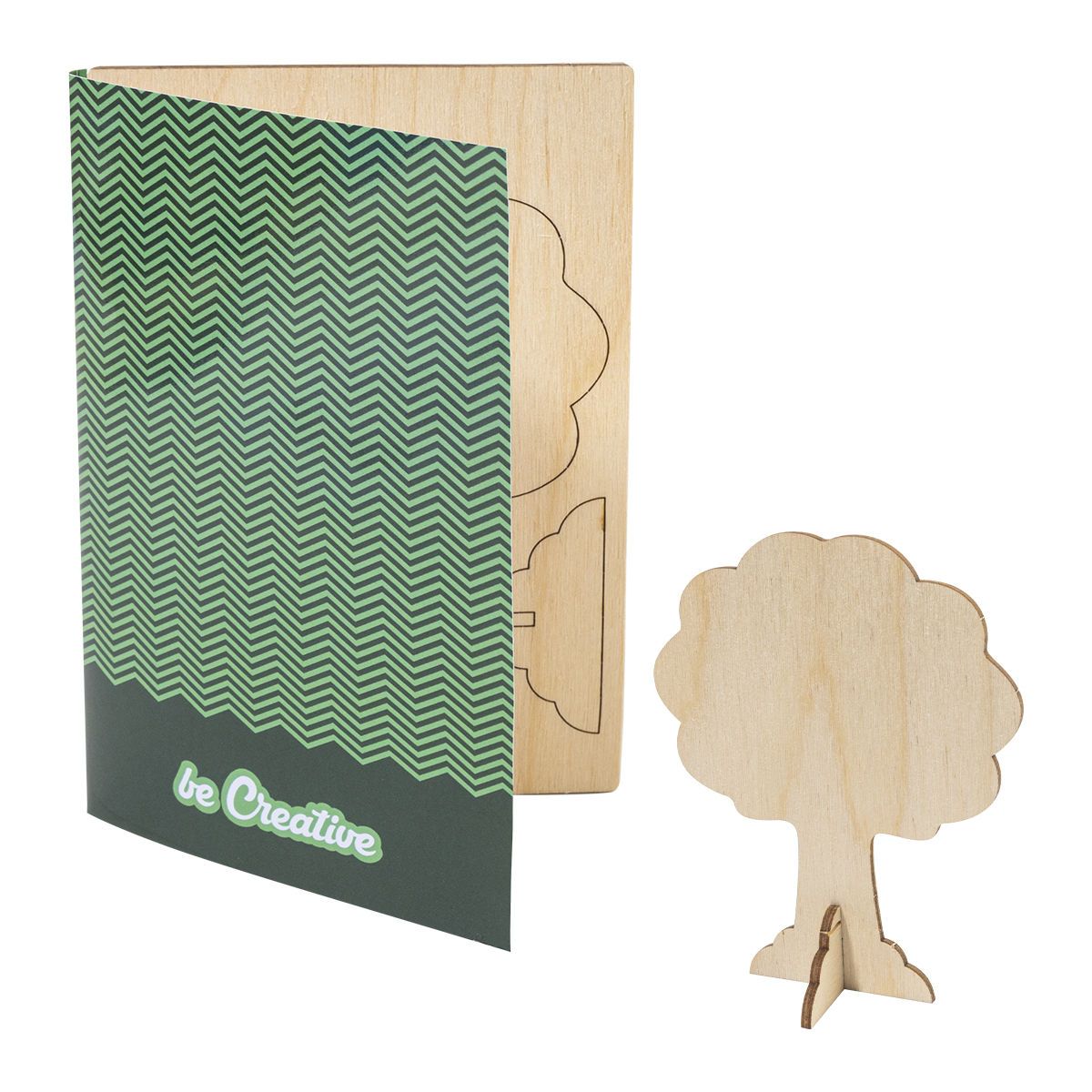SENDCRAFT - Cartolina puzzle personalizzata, albero | HG715048D