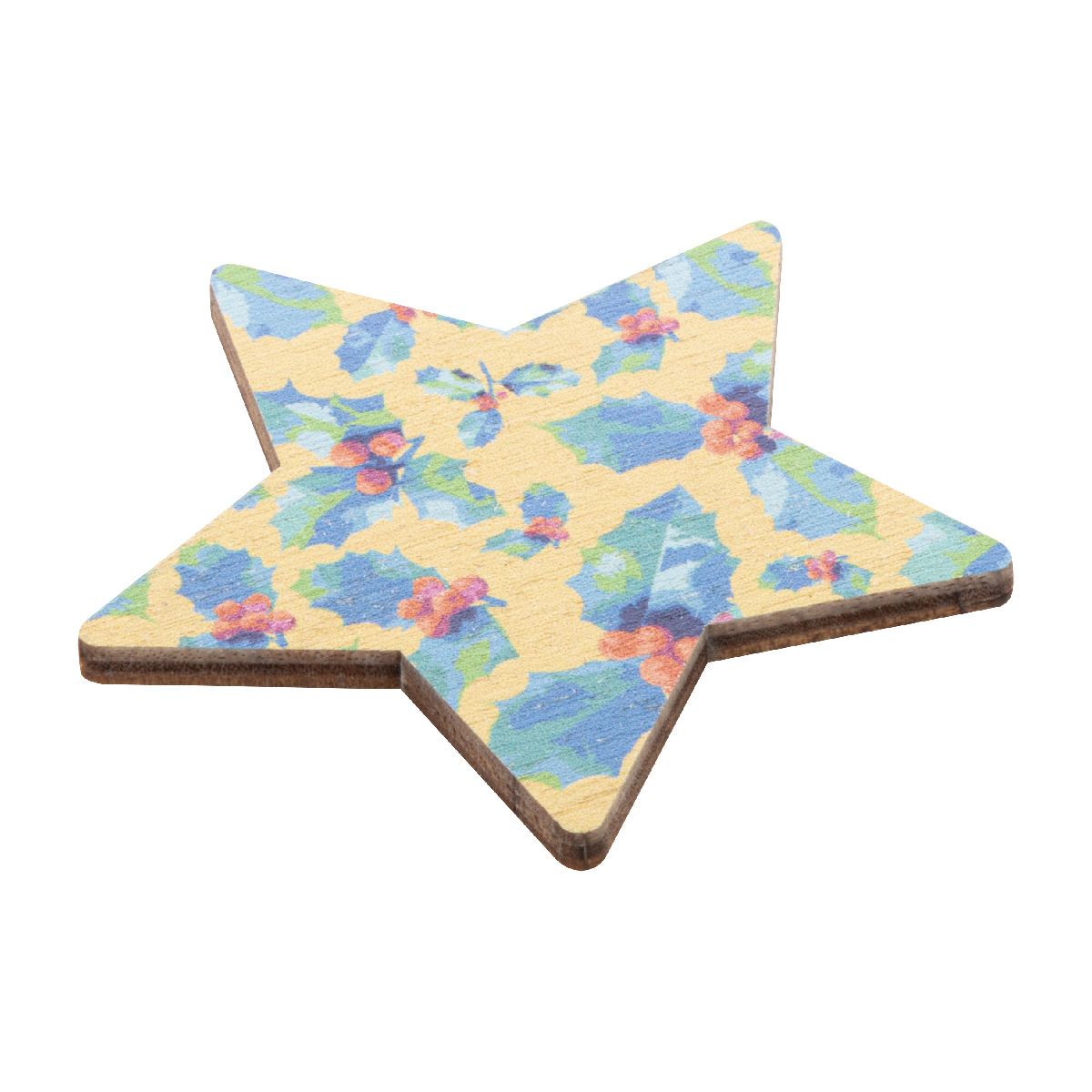 WOOFRI XMAS - Magnete frigo personalizzabile natalizio, stella | HG716795B