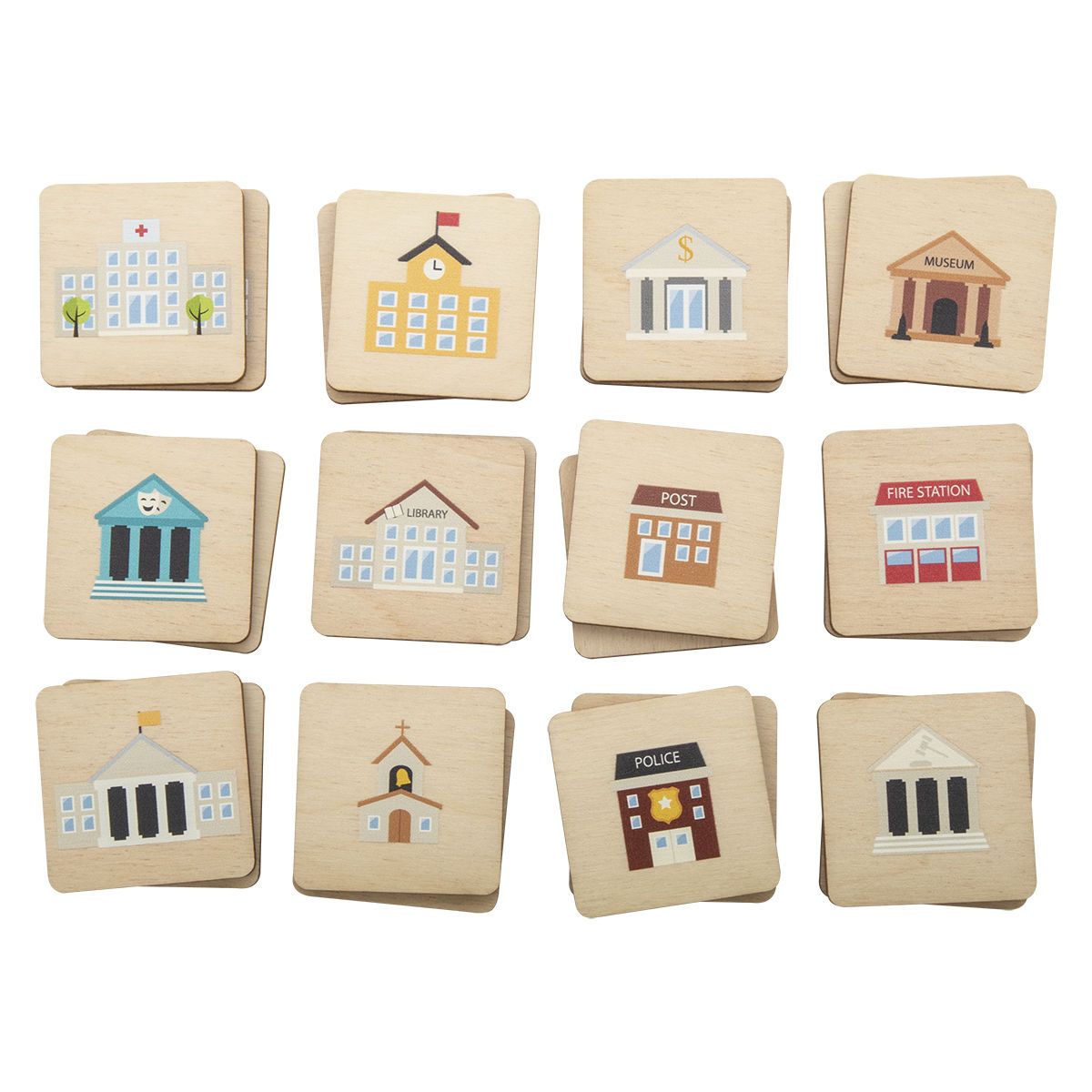 IMMERMOR - Gioco di memoria, edifici | HG718152D