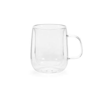ELBE 450 - Tazza in vetro borosilicato, capacità 440 ml