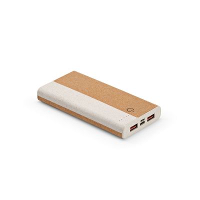ARCHIMEDES - Powerbank , sughero e paglia di grano, 10.000mAh.