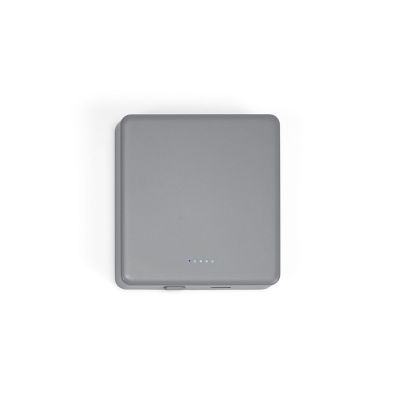 MENDEL - Powerbank in rABS con capacità di 5.000 mAh e ricarica a induzione