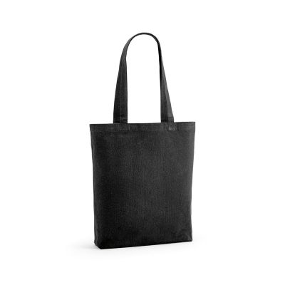 ANNAPURNA - Shopper in cotone riciclato 180gsm. Con soffietto